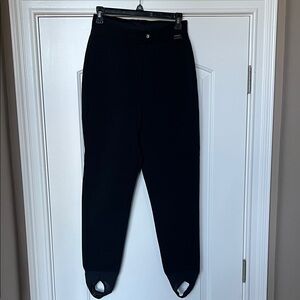 Women's Classic Black Stirrup Pants
